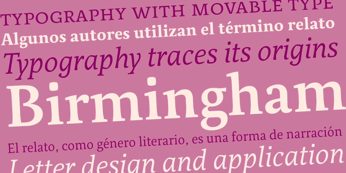 Relato Italic Font preview
